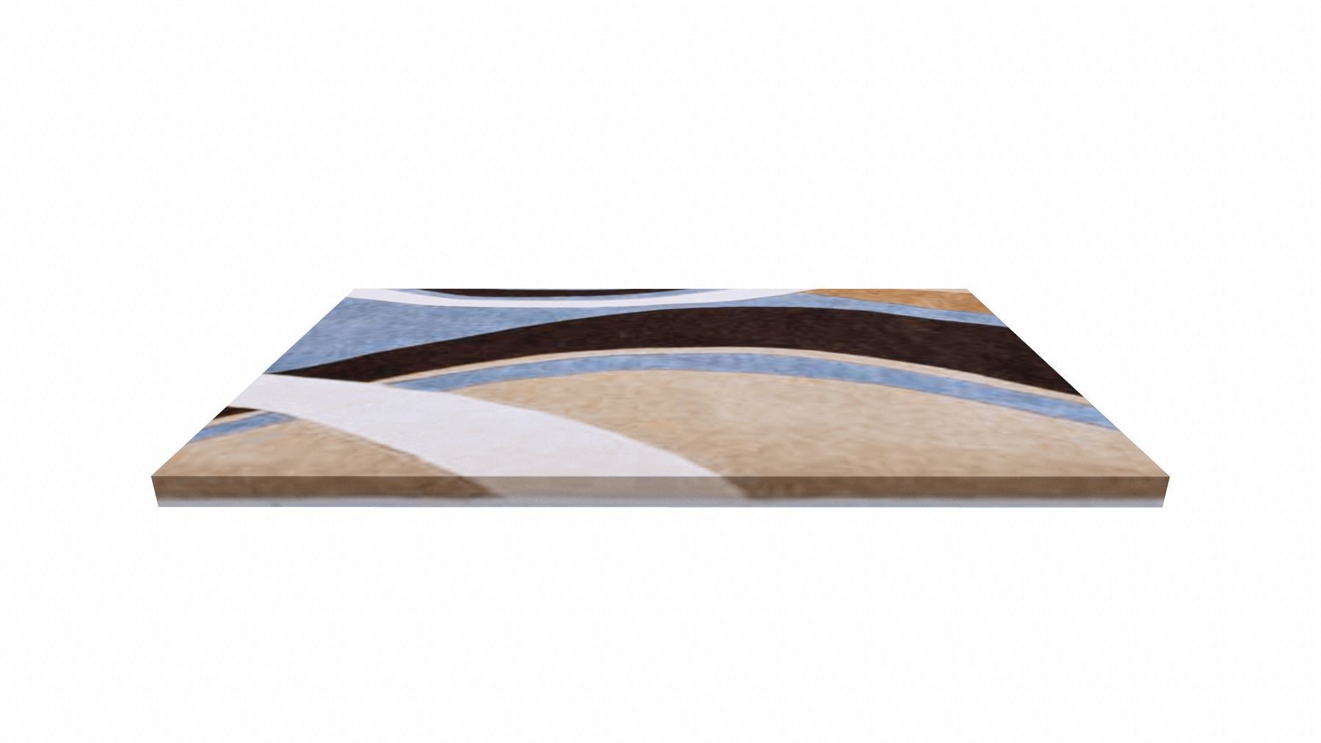 Carpet Low-poly 3D model_2