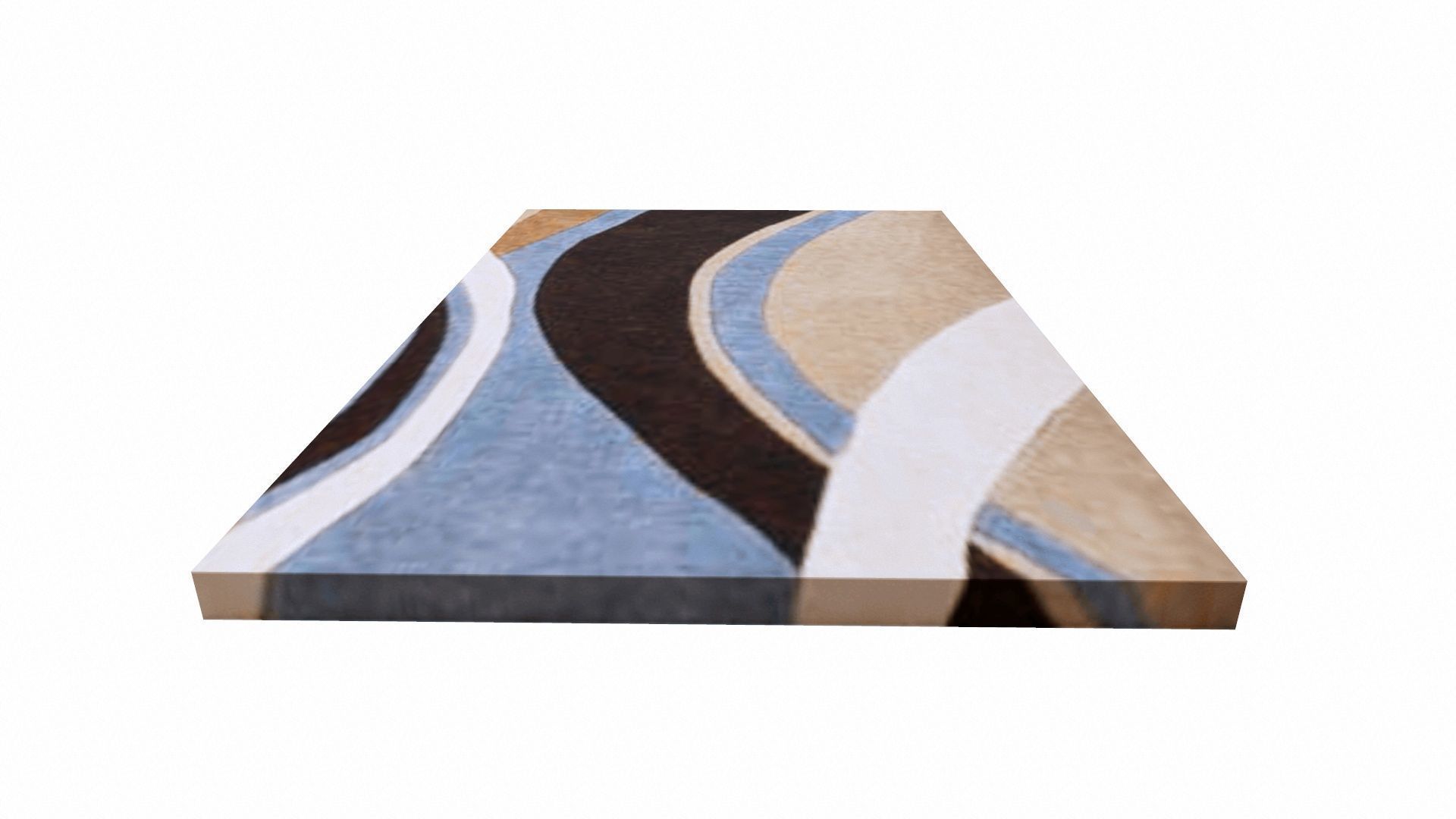 Carpet Low-poly 3D model_4