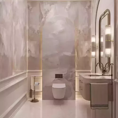 Neoclassic bathroom