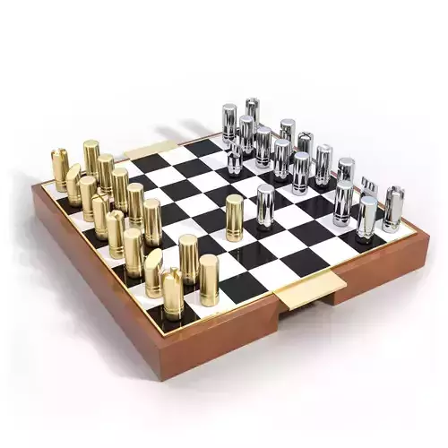 Fowler Chess Game Gift Set Ralph Lauren 3D model