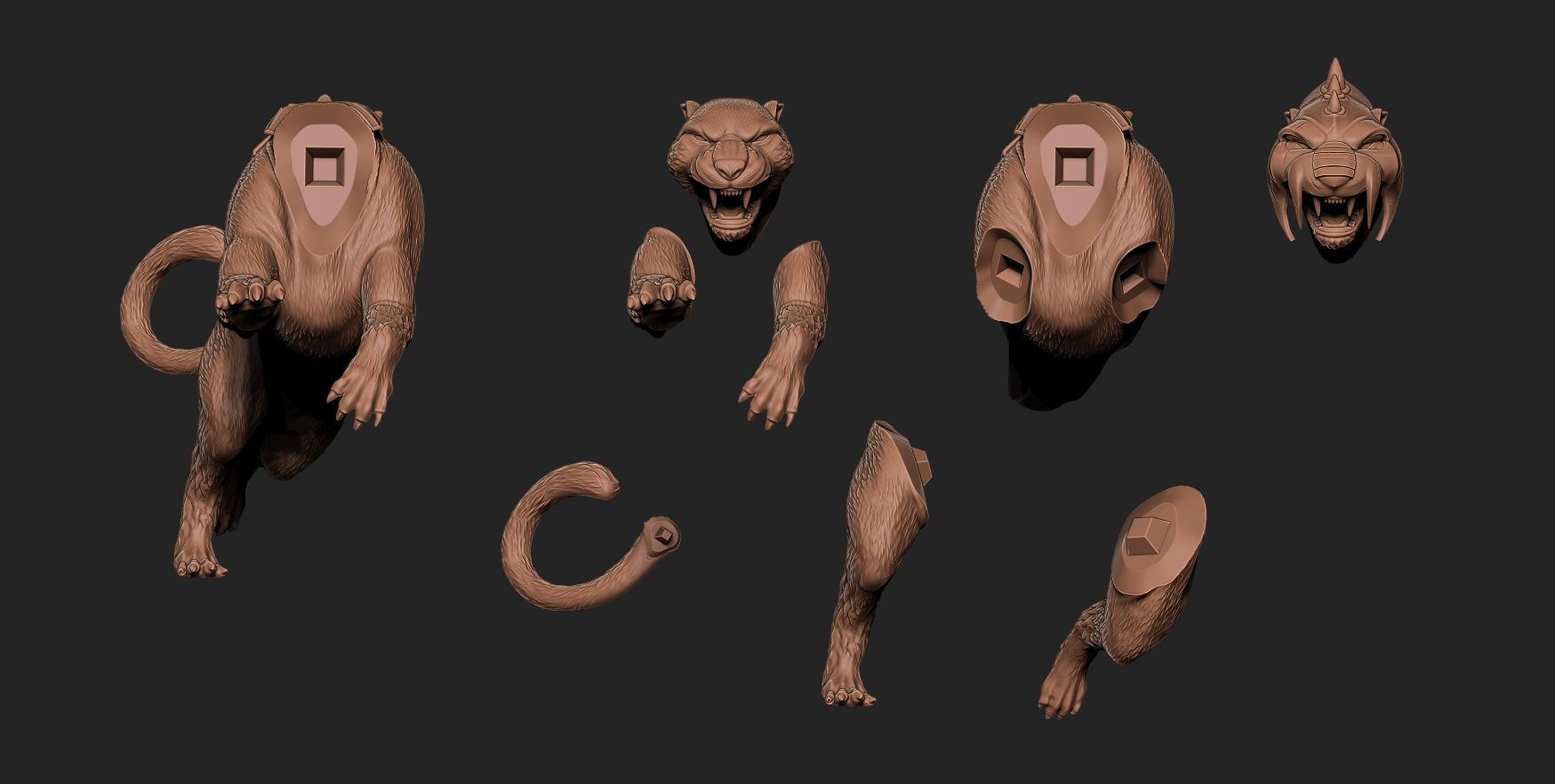 Fan art - MOTU GOOD GUYS fan art - Diorama 3D print model_10