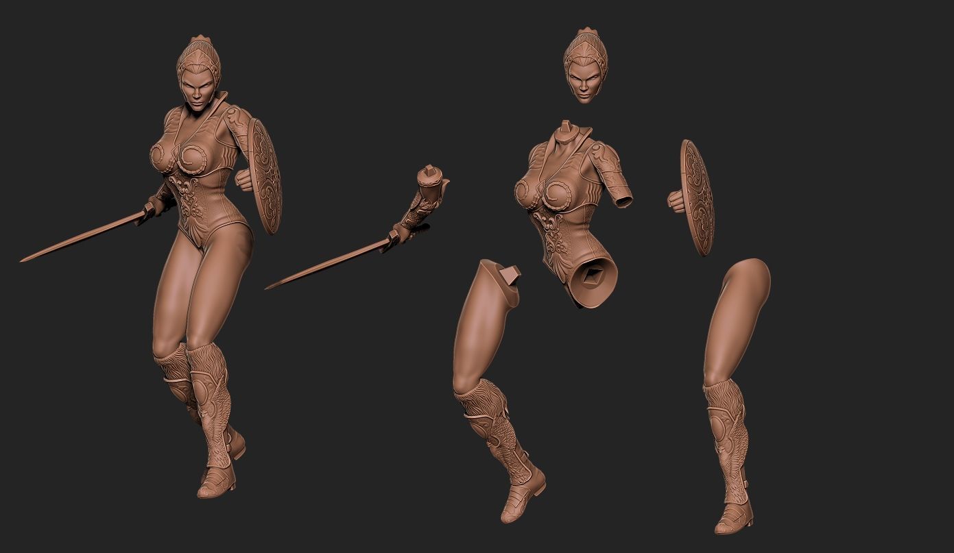 Fan art - MOTU GOOD GUYS fan art - Diorama 3D print model_11