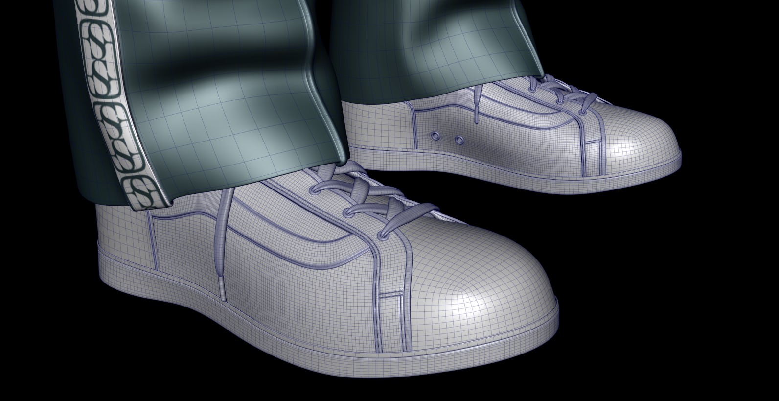 Track suit 3D model_3