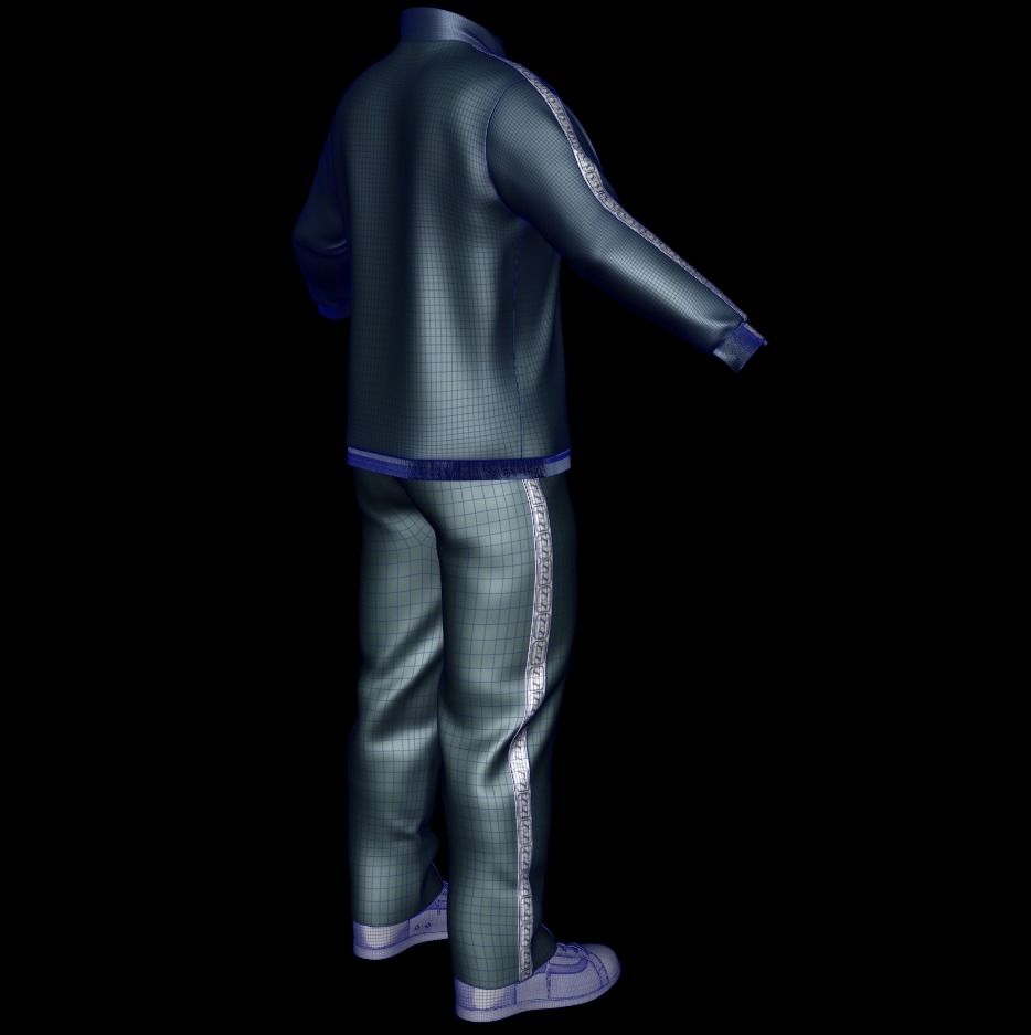 Track suit 3D model_10