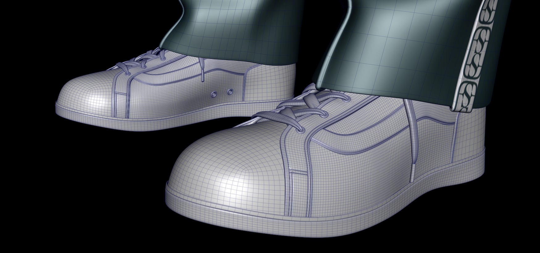 Track suit 3D model_4