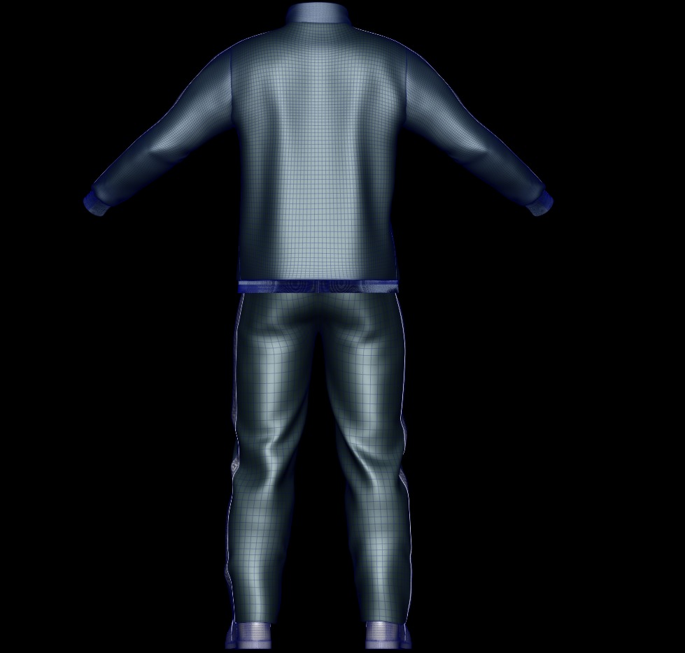 Track suit 3D model_5