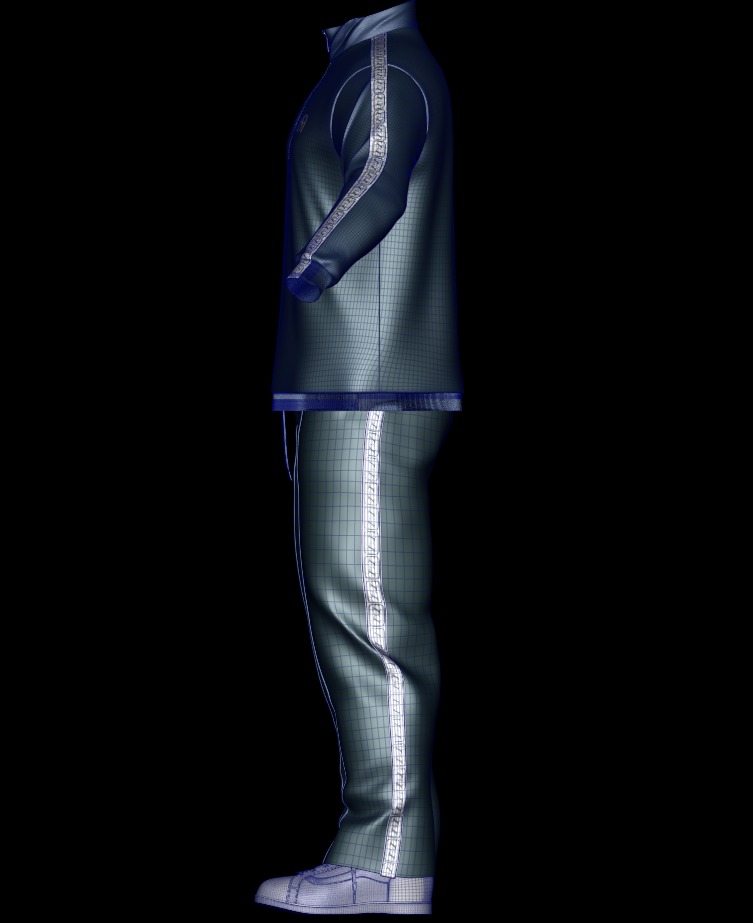 Track suit 3D model_6