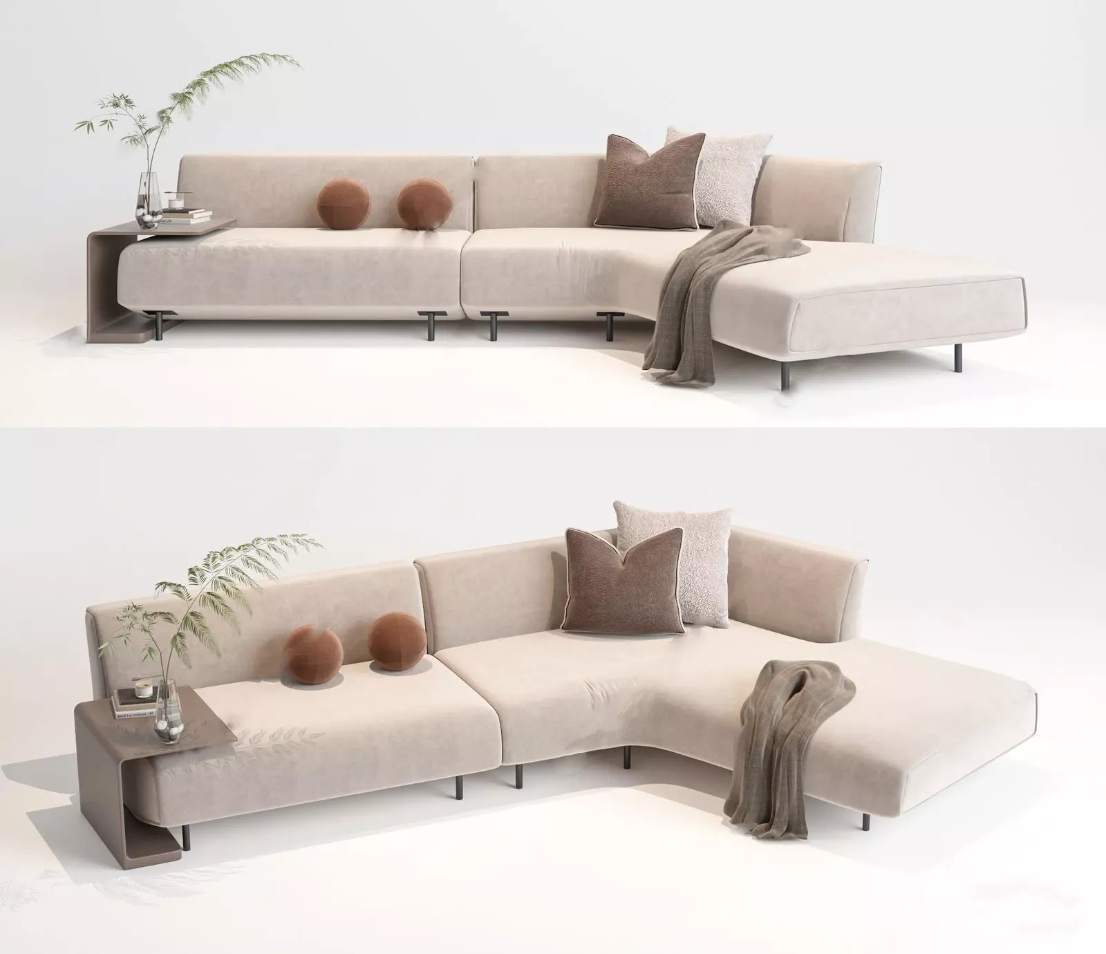 modern sofa chair  3D model_0