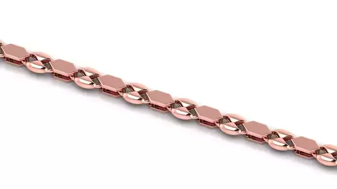  Figaro Chain link 3D less weight  for all cam machine 3D print model