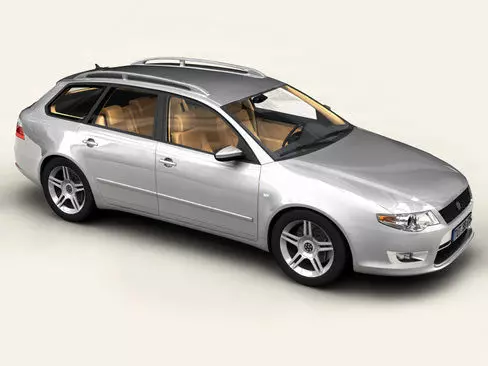 Generic Car Station Wagon 3D model_0