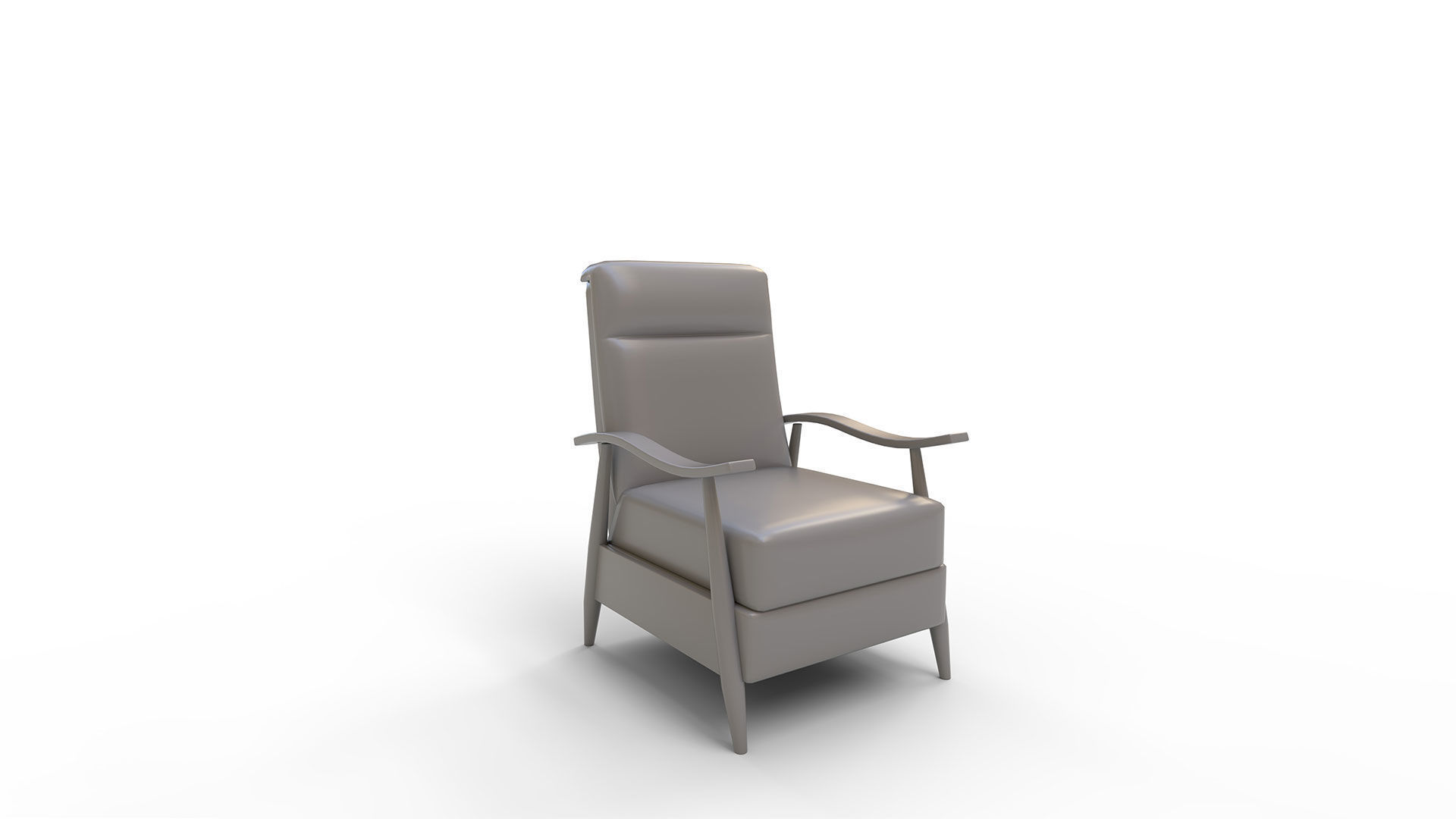 Teasley Wide Manual Standard Recliner 3D model_7