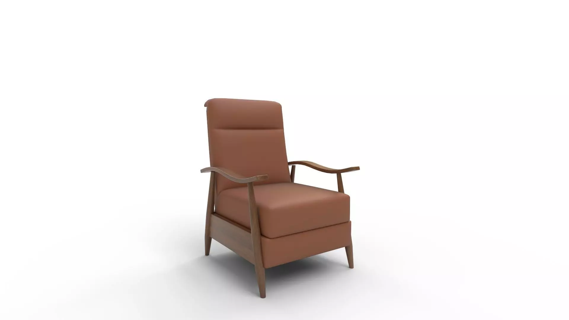 Teasley Wide Manual Standard Recliner 3D model_0