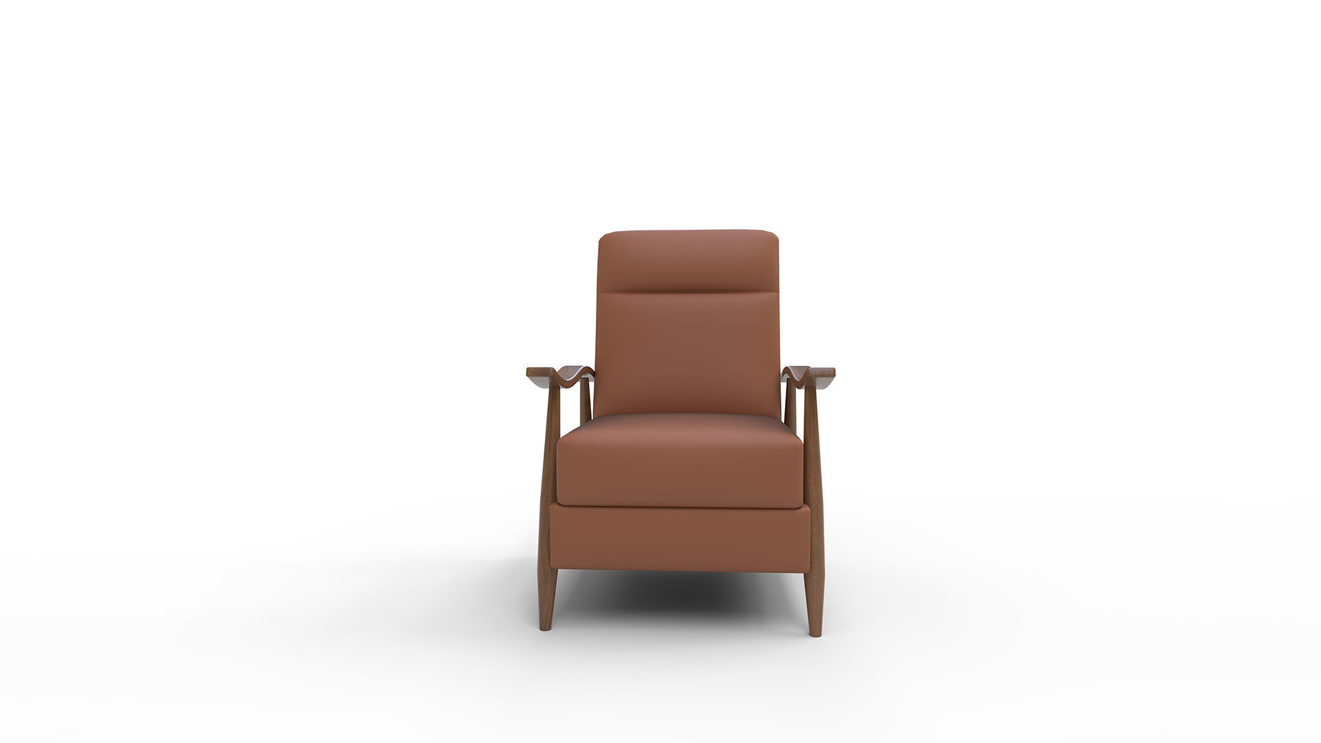 Teasley Wide Manual Standard Recliner 3D model_3