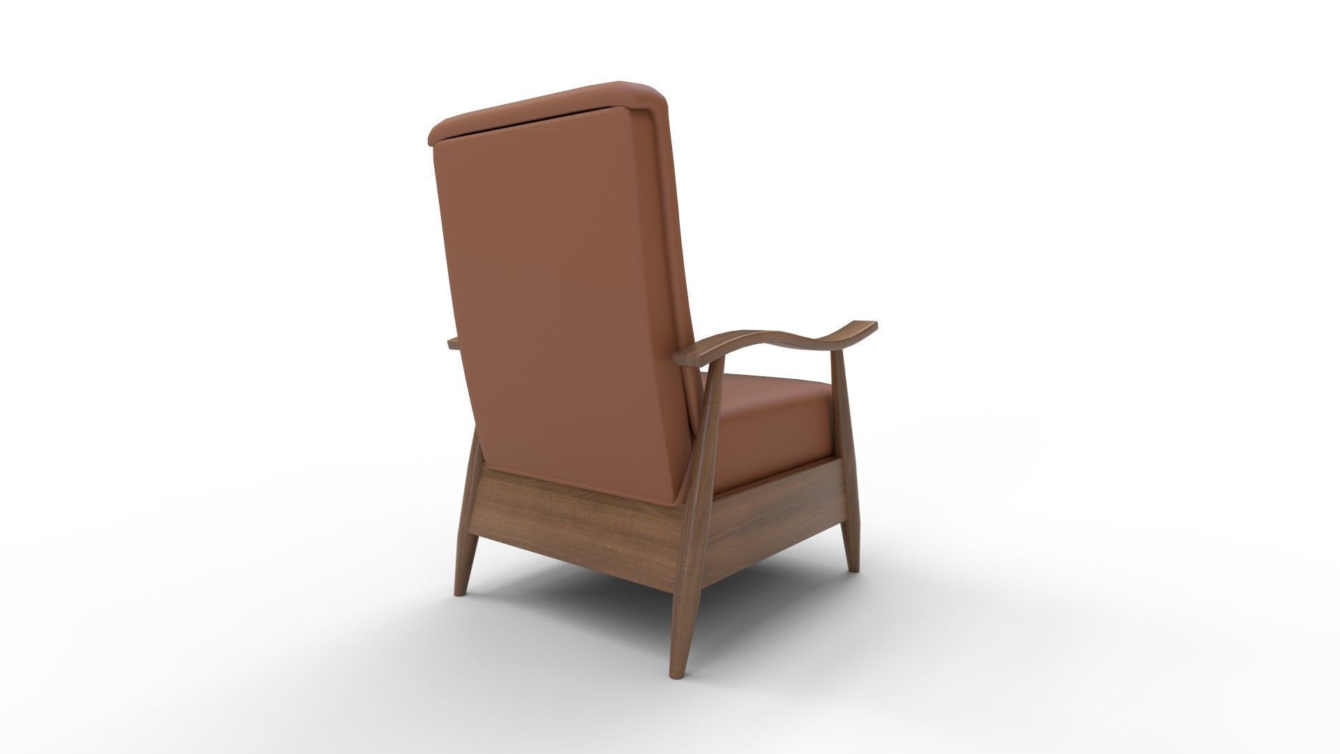 Teasley Wide Manual Standard Recliner 3D model_8