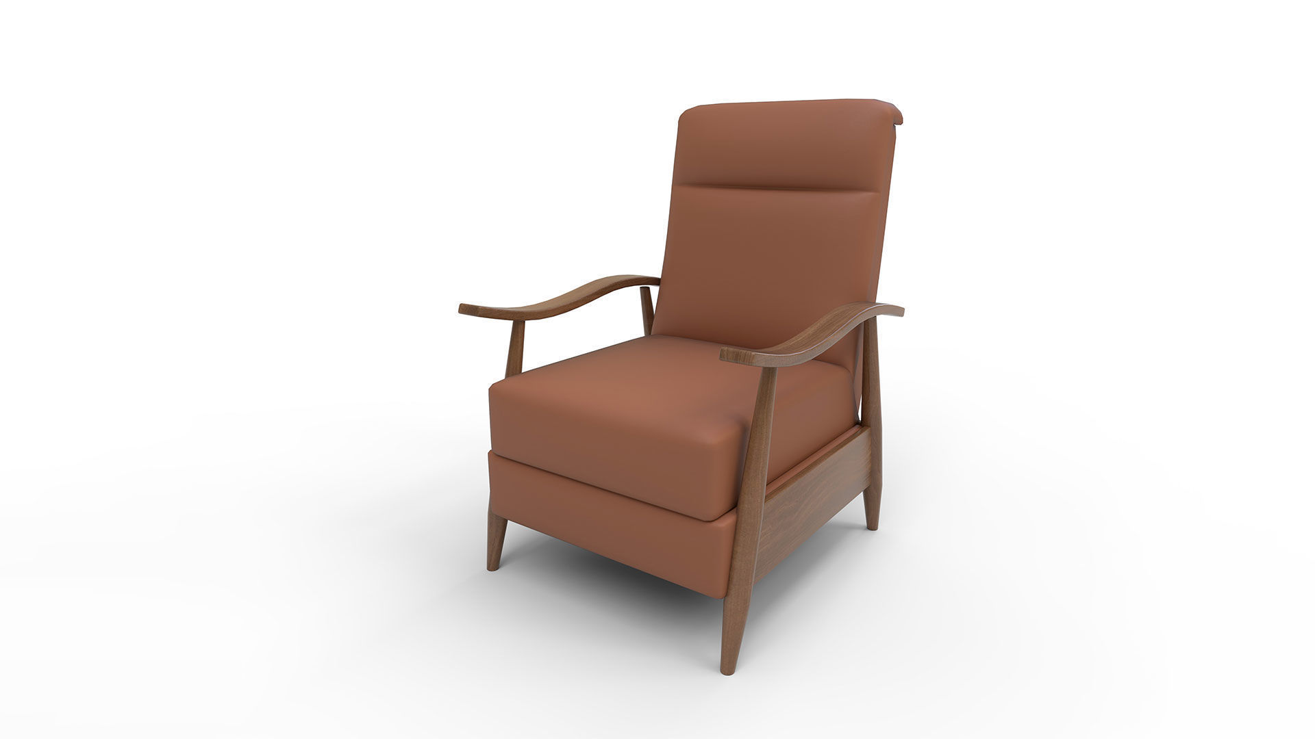 Teasley Wide Manual Standard Recliner 3D model_5