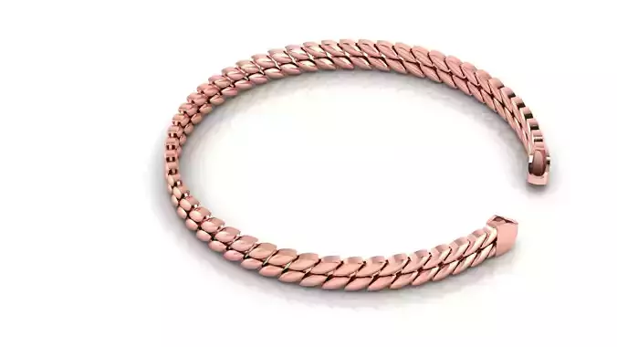 6 MM NEW SPIRAL MIAMI CUBAN LINK CHAIN BRACELET OR NECKLACE  3D print model