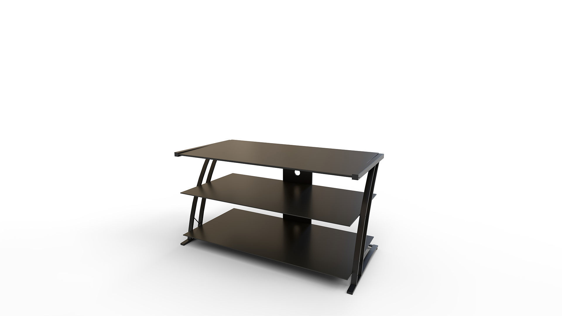 Silvana TV Stand for TV sup to 3D model_3