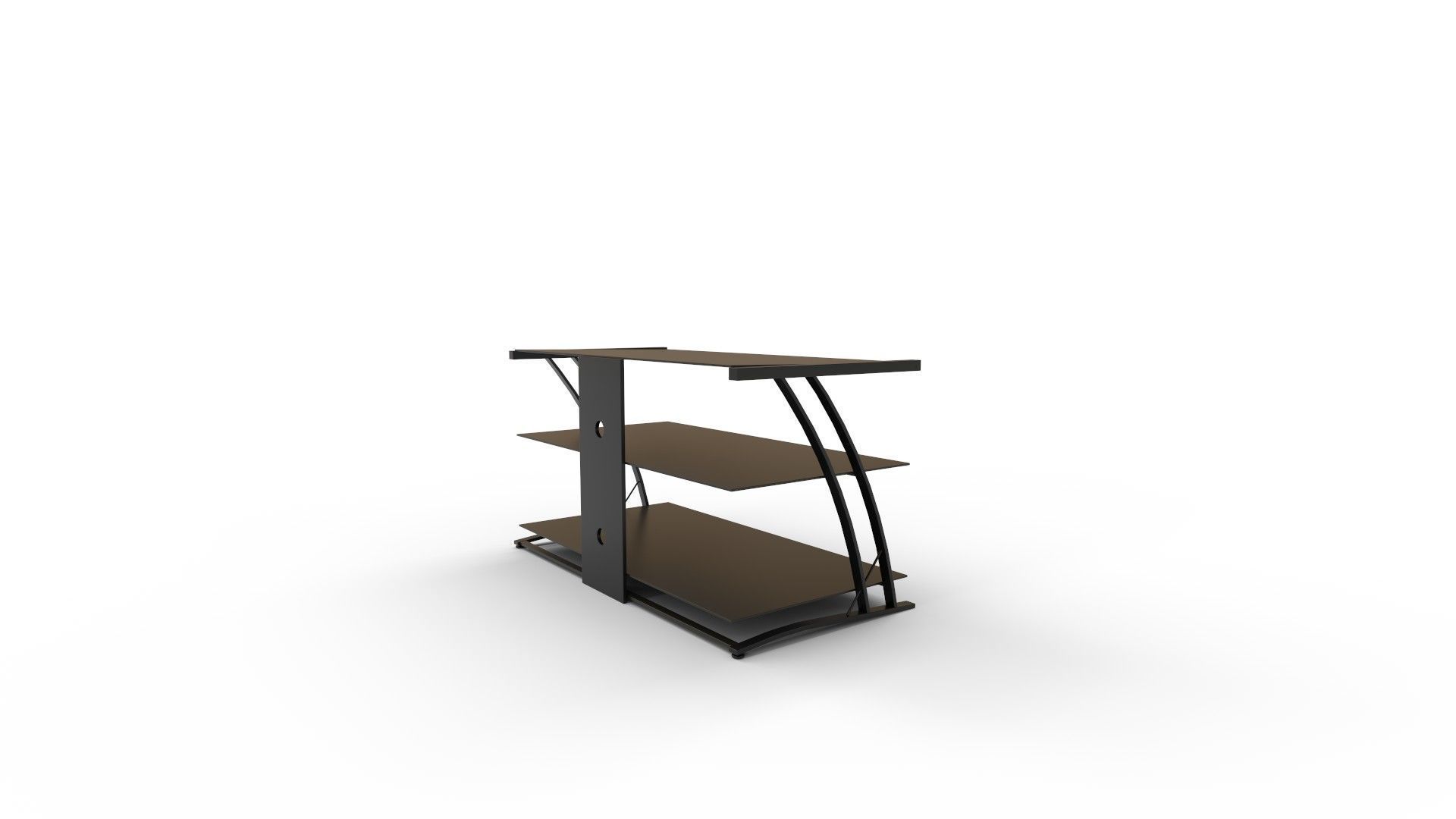Silvana TV Stand for TV sup to 3D model_5