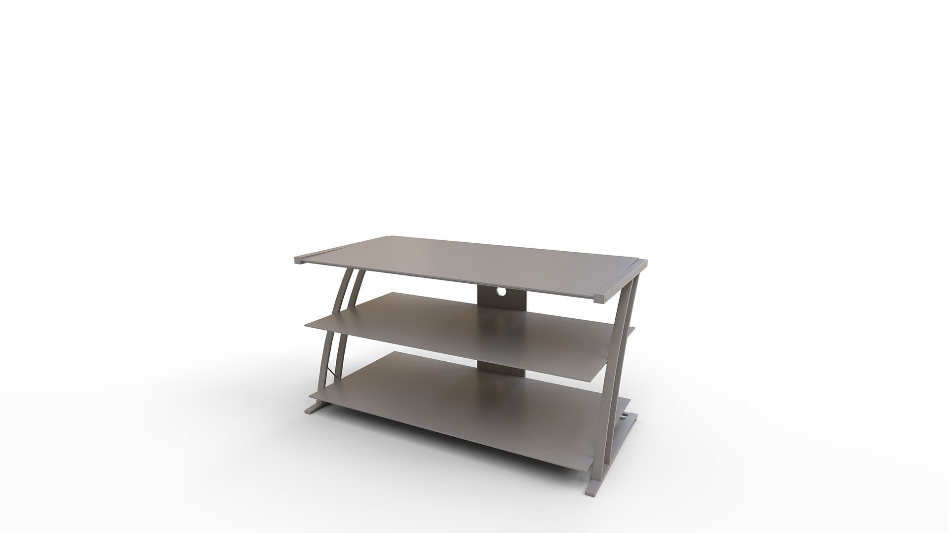 Silvana TV Stand for TV sup to 3D model_4