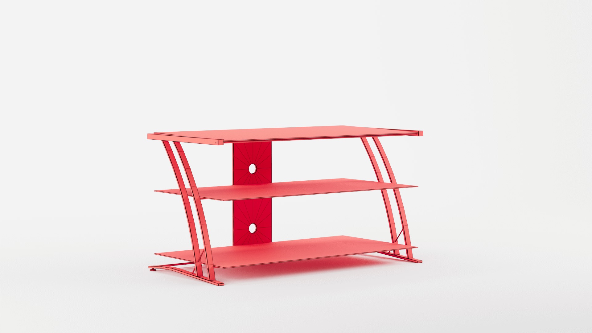 Silvana TV Stand for TV sup to 3D model_9