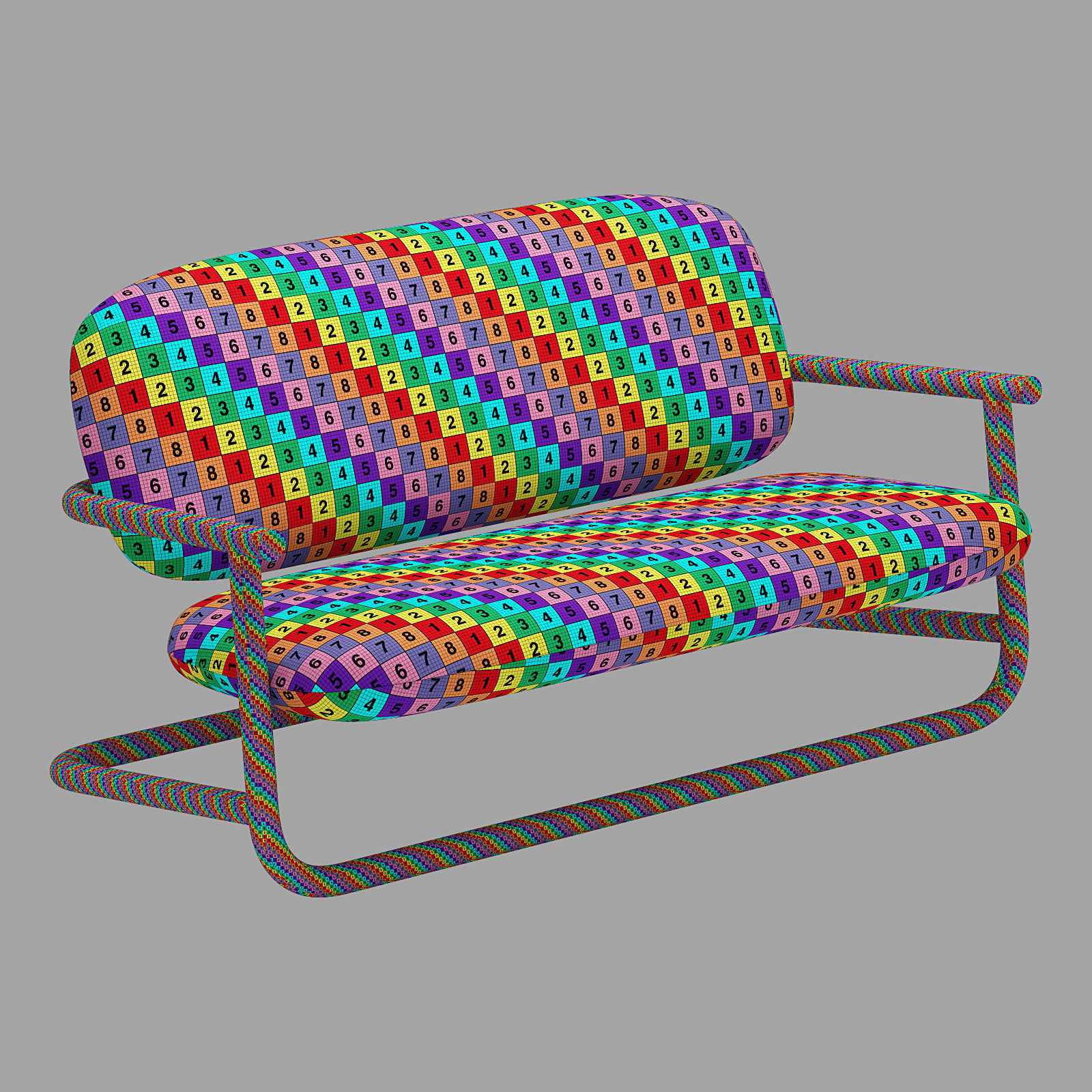 desalto strong special sofa 3D model_9