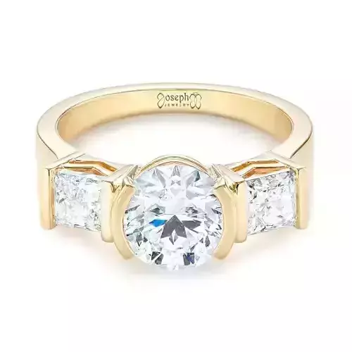 Three Stone  Engagement Ring