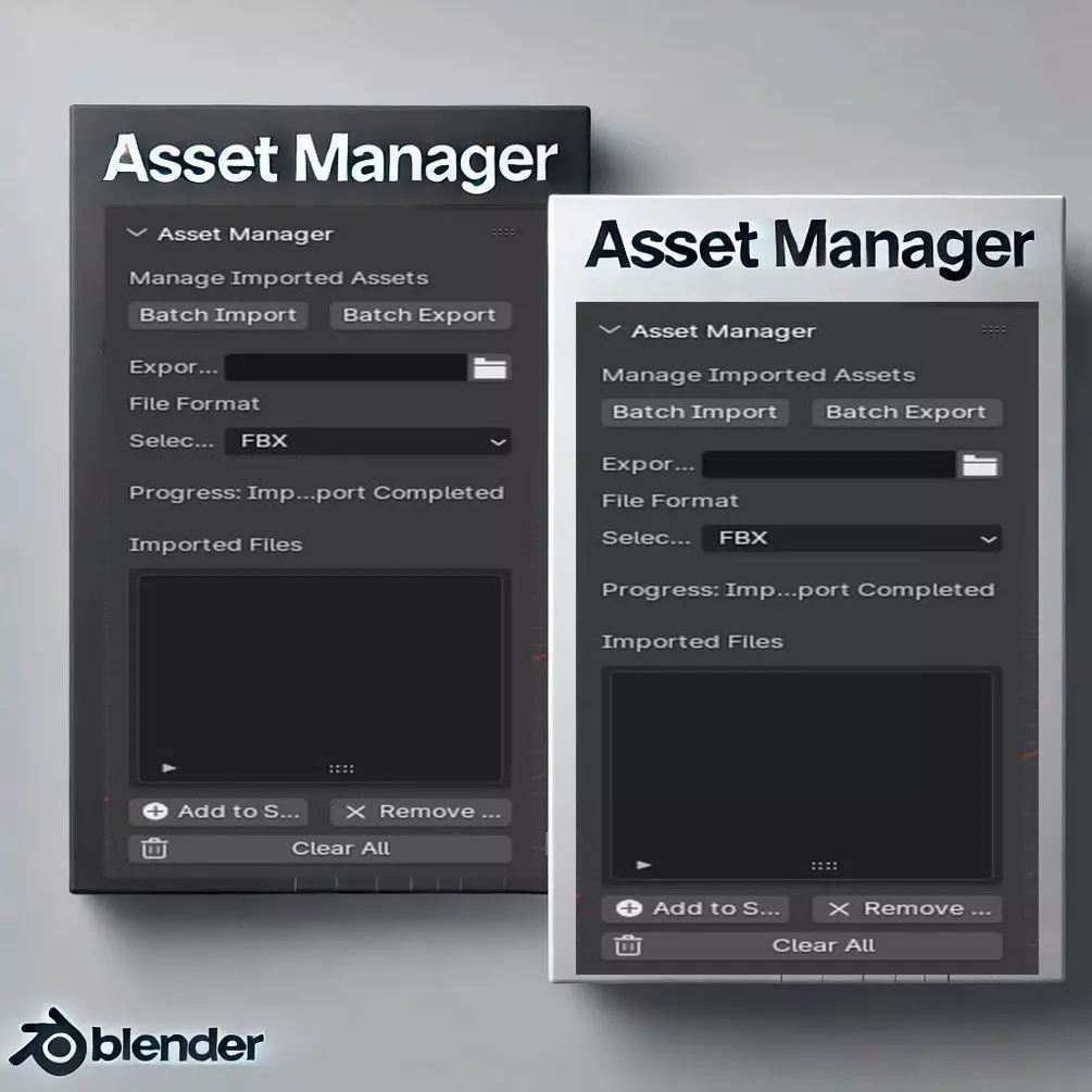 Asset Import and Export Manager Free 3D model