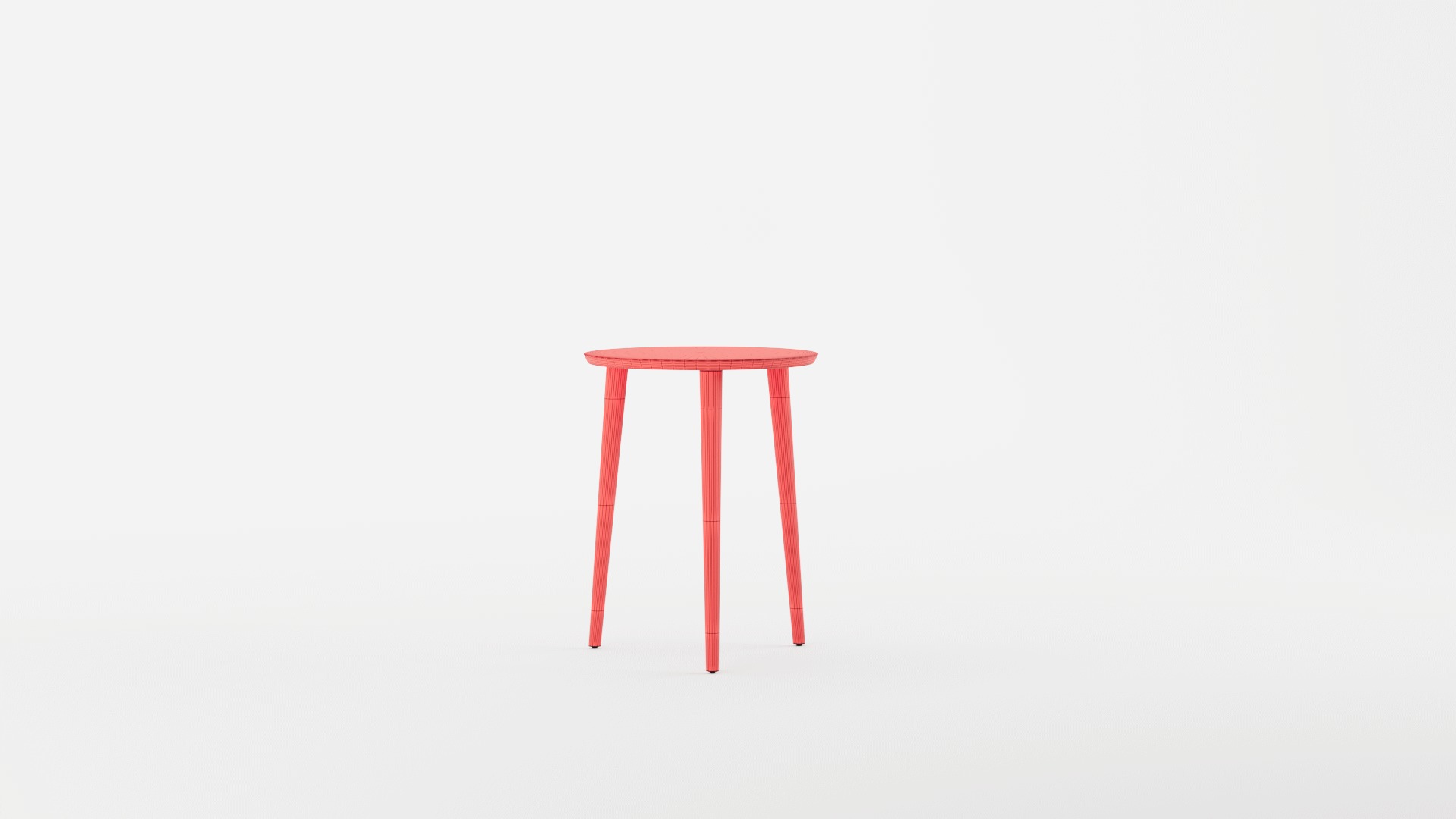 Caylor End Table 3D model_9