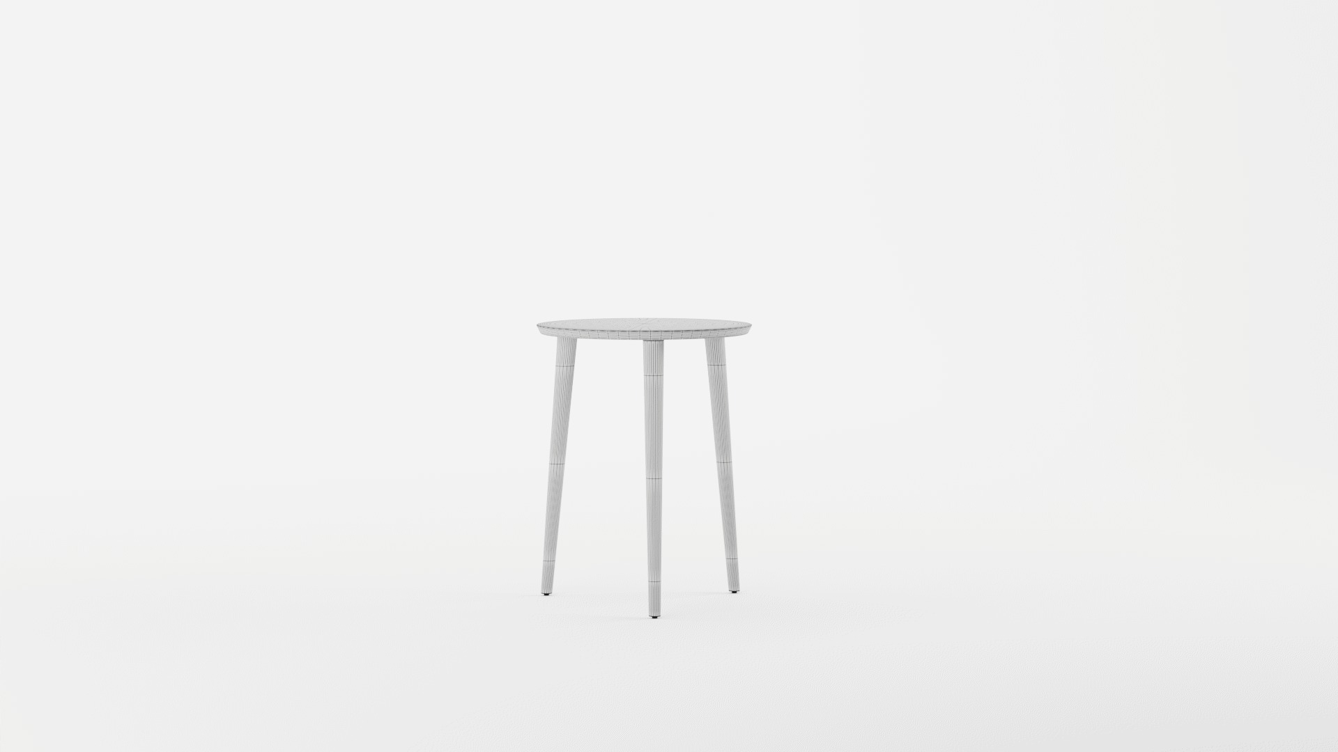 Caylor End Table 3D model_8