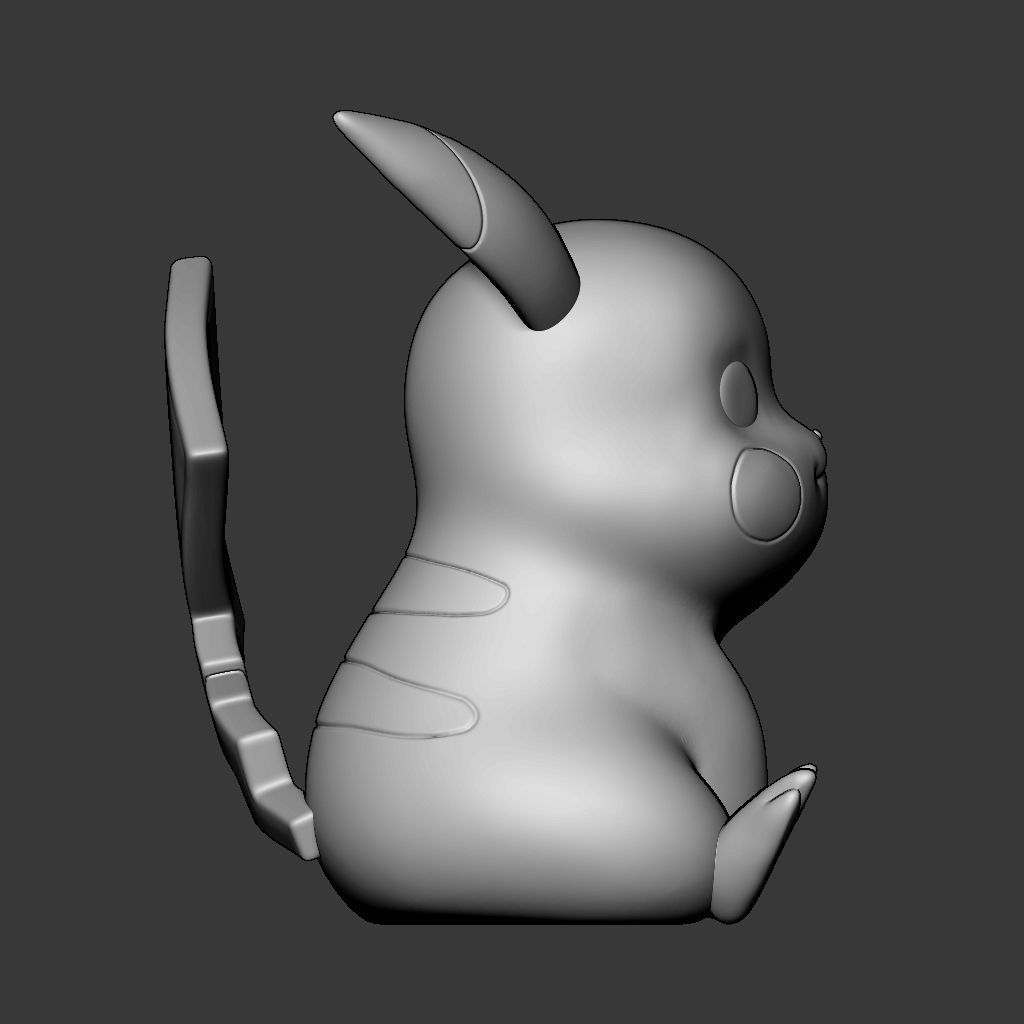  Pokemon Pikachu 3D print model_9