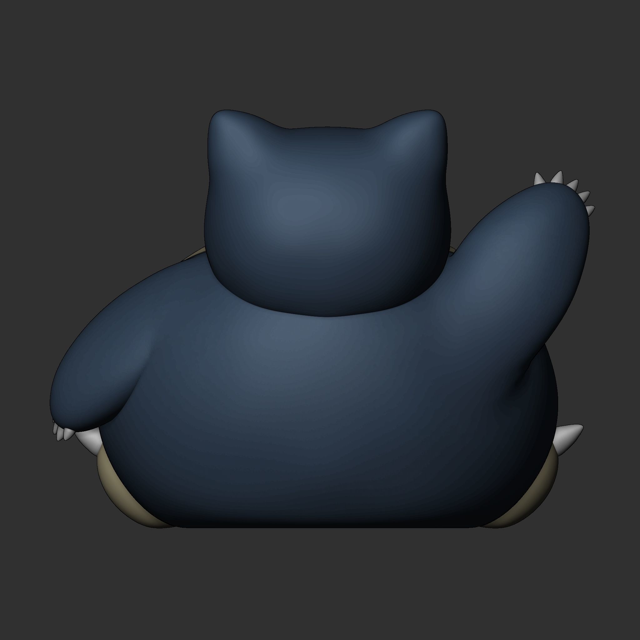  Pokemon Snorlax 3D print model_4