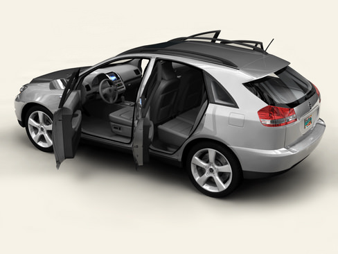 Generic Car SUV 3D model_5