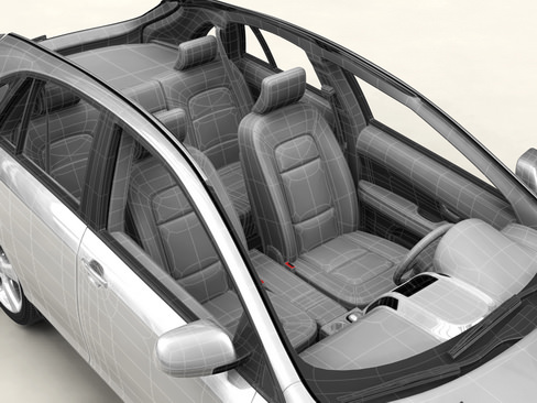 Generic Car SUV 3D model_6