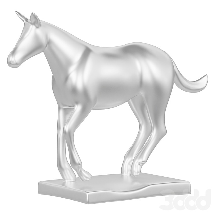 Horse Sculpture 3D model_1