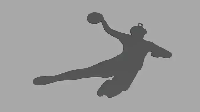 Handball Key Ring Chain 01