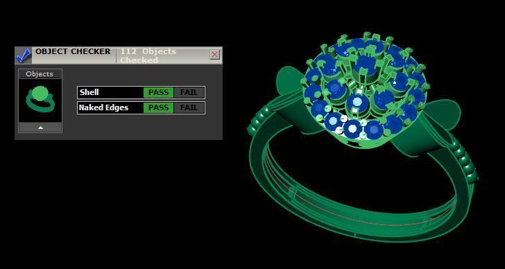 jewellery ring for daimonds 3D print model_21