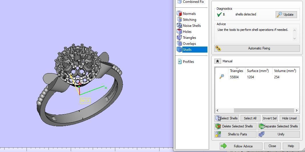 jewellery ring for daimonds 3D print model_22