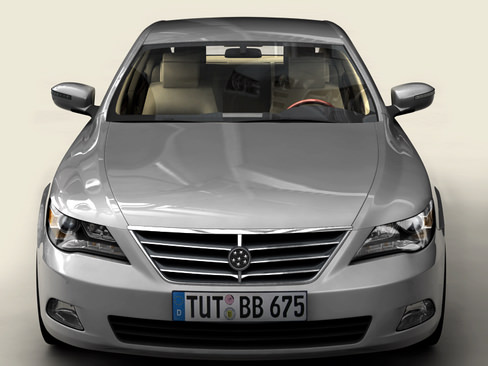 Generic Car Upper Class 3D model_2