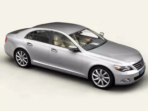 Generic Car Upper Class 3D model_0