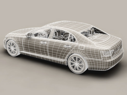 Generic Car Upper Class 3D model_9