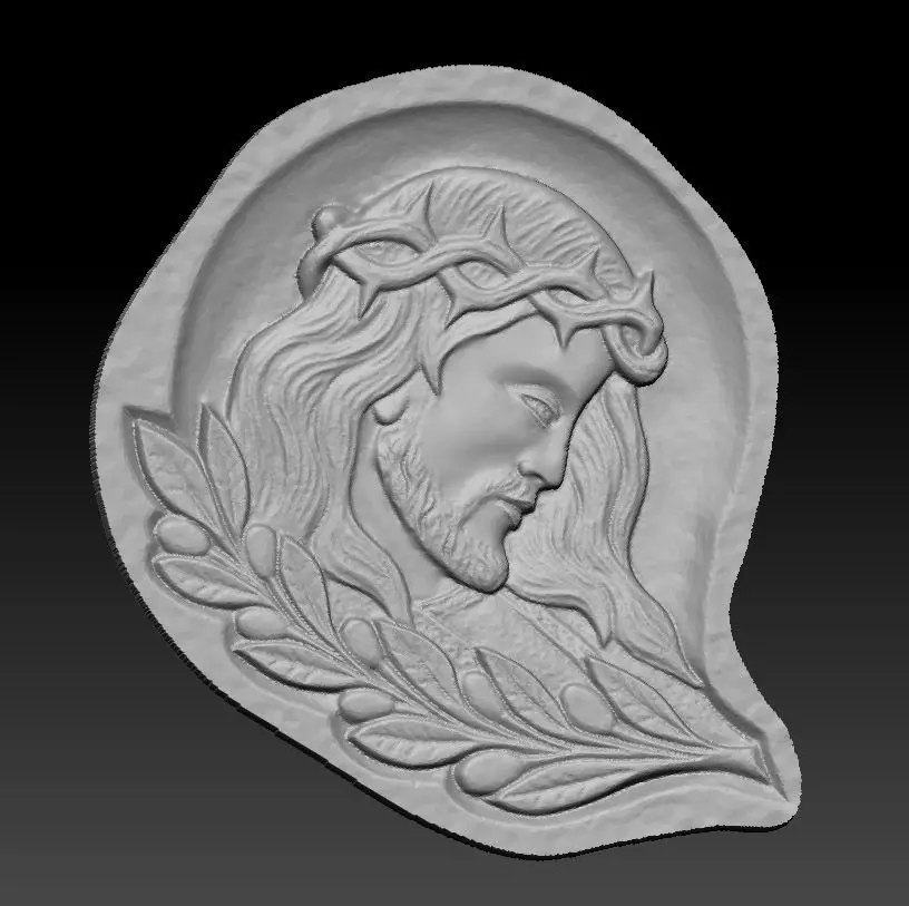 Gesu con ramo 3D print model_0