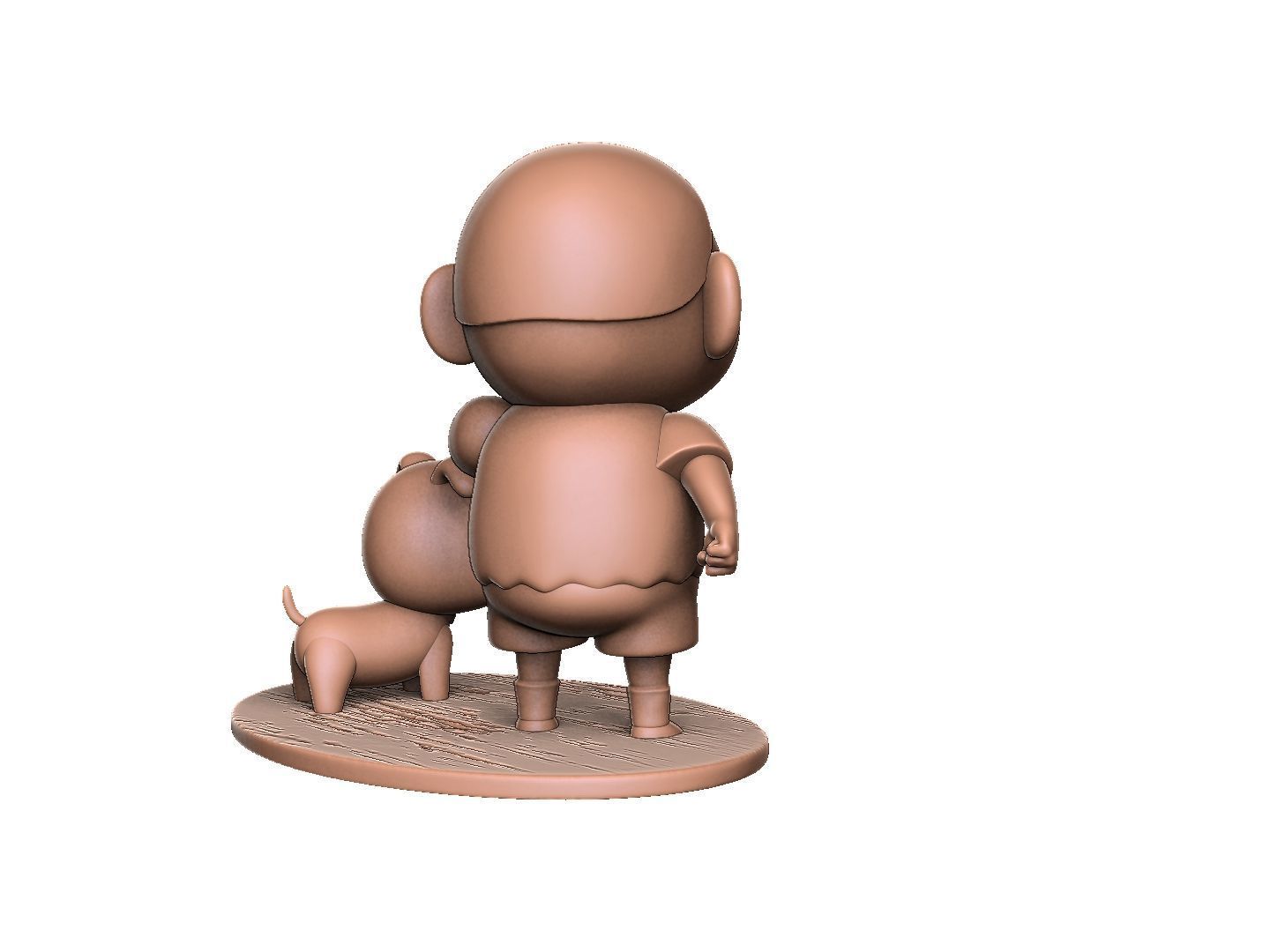Crayon Shin-Chan for 3D printing STL 3D print model_4