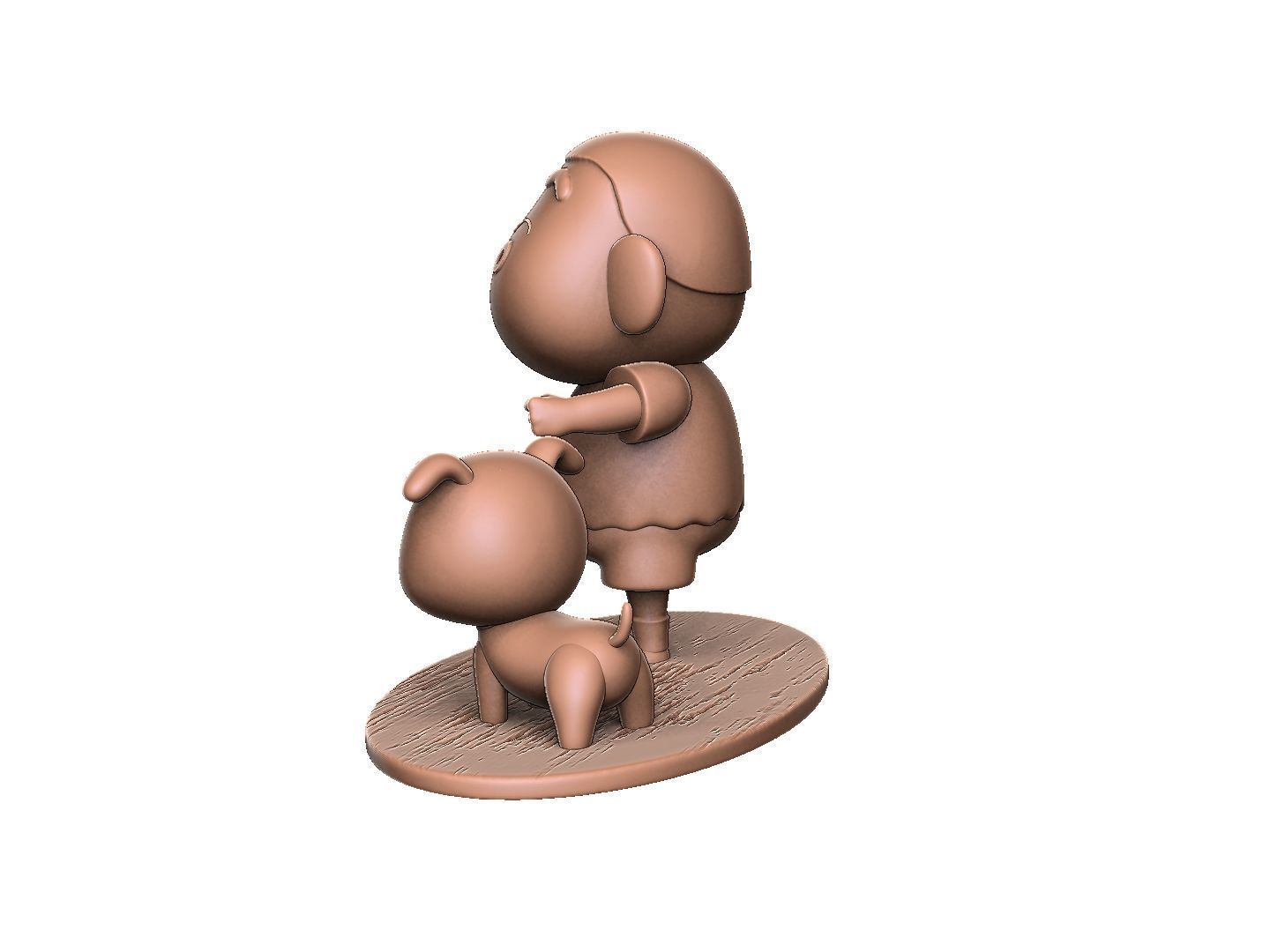 Crayon Shin-Chan for 3D printing STL 3D print model_2