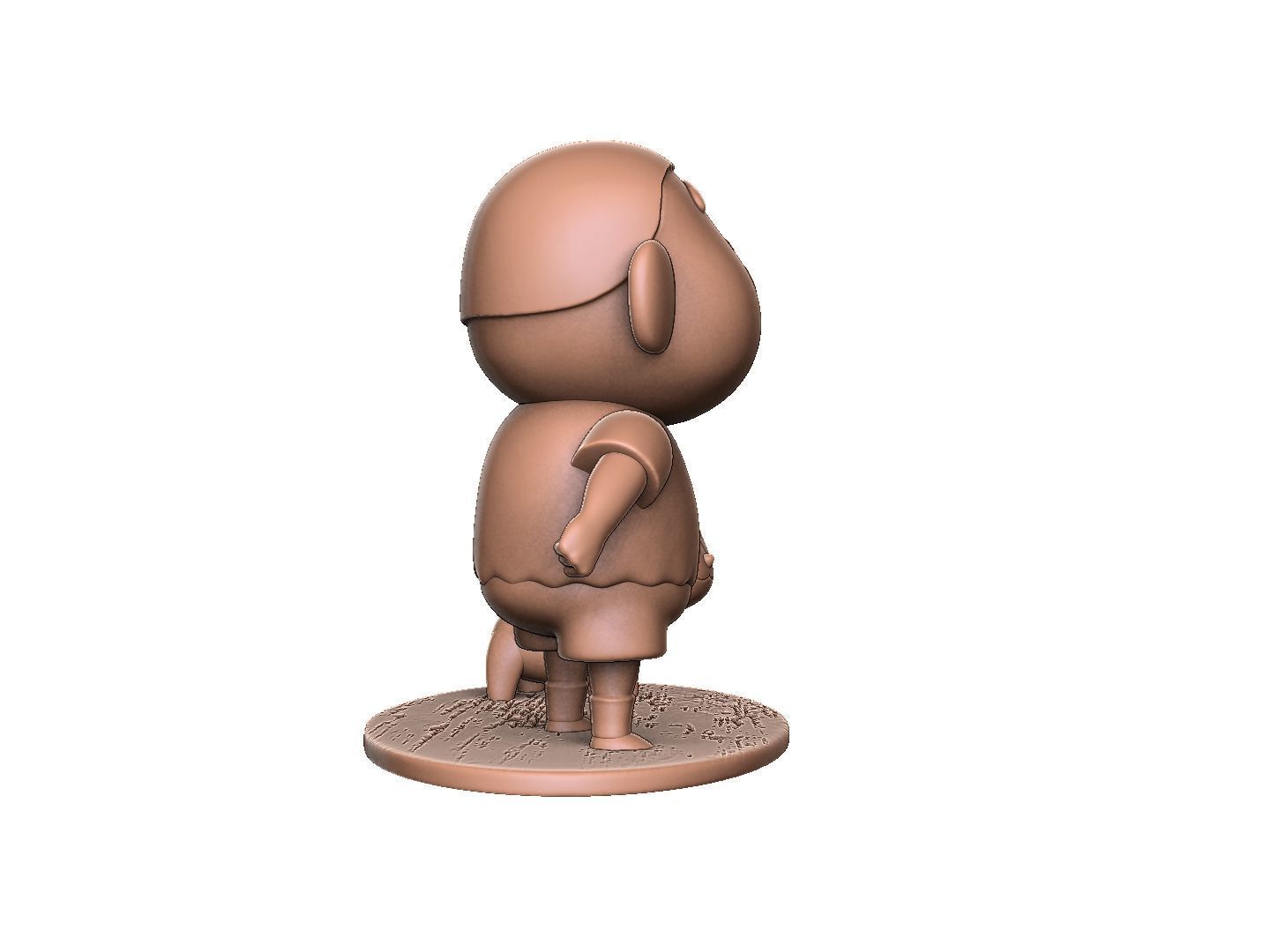 Crayon Shin-Chan for 3D printing STL 3D print model_5