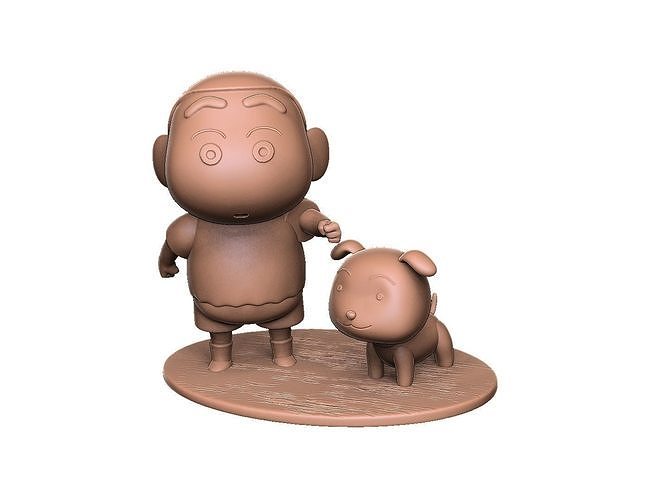 Crayon Shin-Chan for 3D printing STL 3D print model
