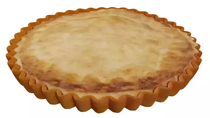 Pie Cake Low-poly 3D model