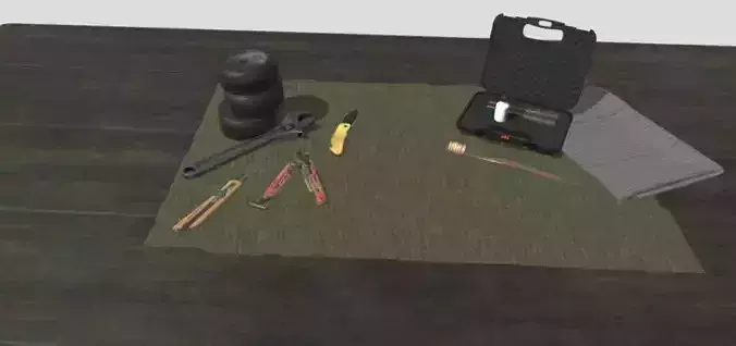 Survival Game Kit  Comprehensive 3D Asset 