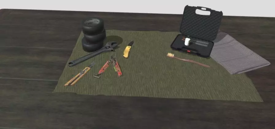 Survival Game Kit Comprehensive 3D Asset 3D model