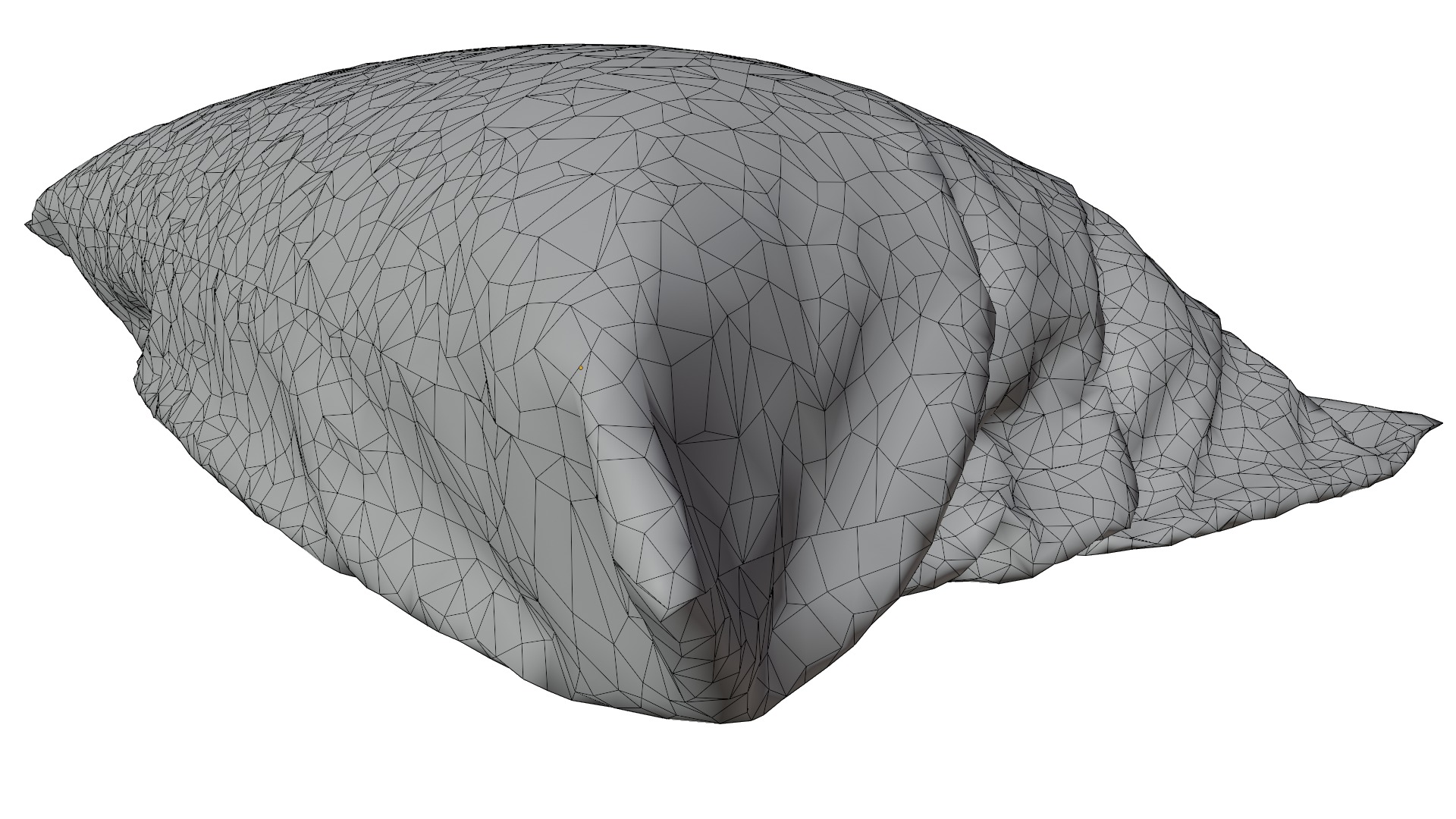 Pillow Low-poly 3D model_15