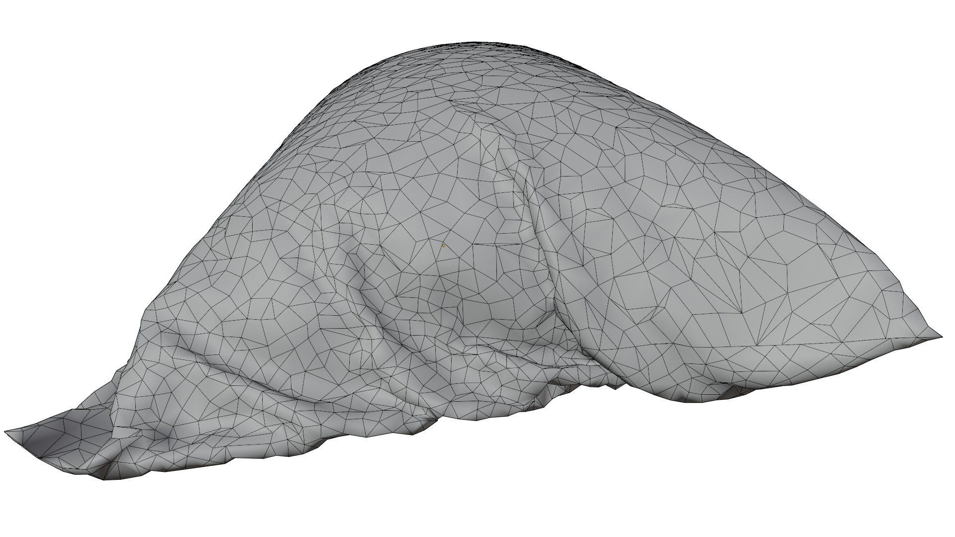 Pillow Low-poly 3D model_9